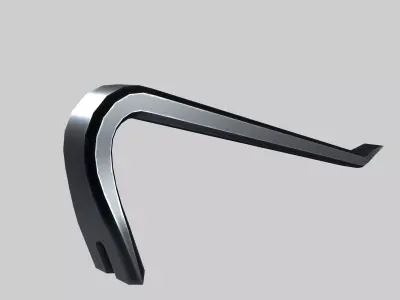 Crowbar Low-poly 3D model purchase