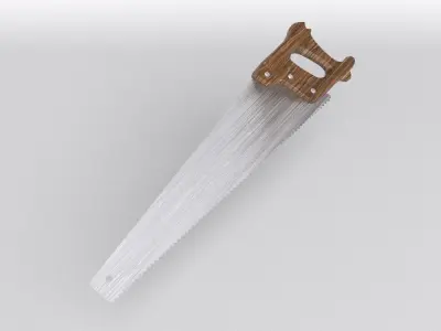 hand Saw 3D model 2
