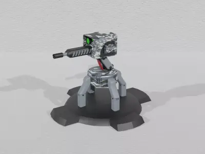 Turret Models 3D model