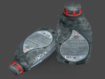Transmission Fluid Bottle 3D model purchase