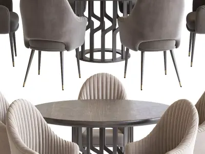 Chair Deephouse and Potocco Intreccio 3D model