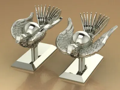 The legendary soaring wing bird 3D model
