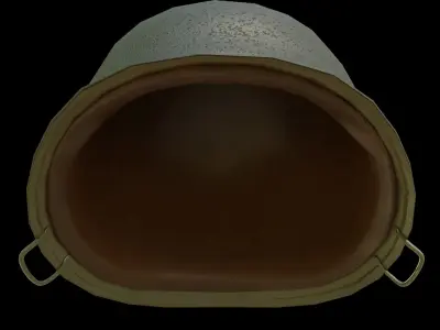 US M1 Helmet Low-poly 3D model