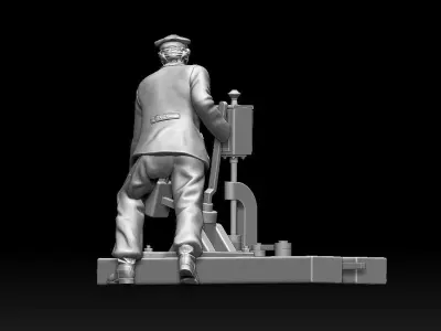 staff railway 3D print model