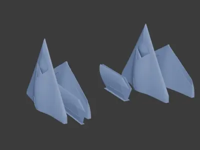 X-47b 3D print model