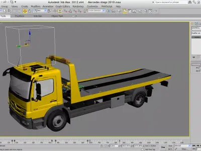 Mercedes Tow Truck 3D model purchase