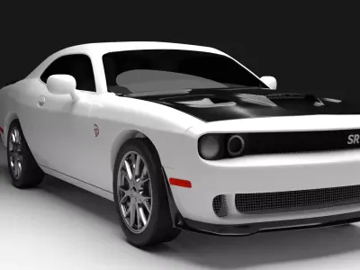 Dodge challenger SRT Free 3D model