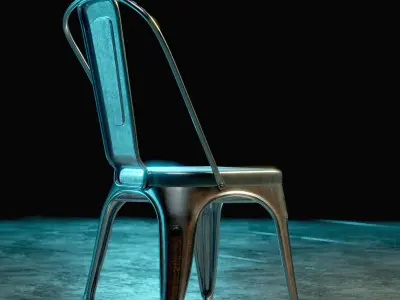 Chase Industrial Chair 3D model