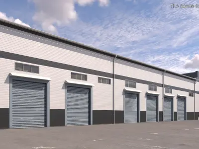 Manufacturing Facility 3D model