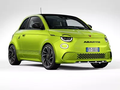 2023 Fiat 500e Abarth 3D model