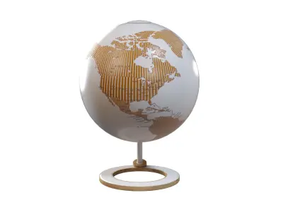 Bamboo Globe 3D model