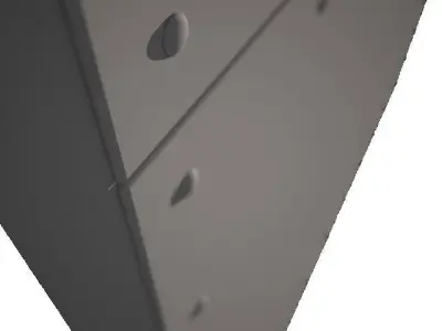 Steel door 3D model purchase