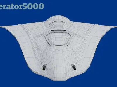 Xelerator5000 Low-poly 3D model