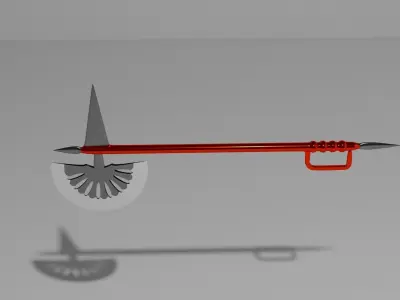 ax weapon Free low-poly 3D model