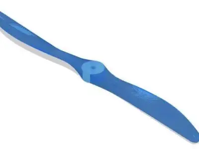 Vintage Propeller Wood 3D model