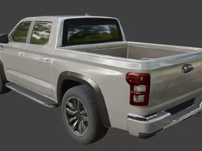 Pickup Truck 3D Model 3D model purchase