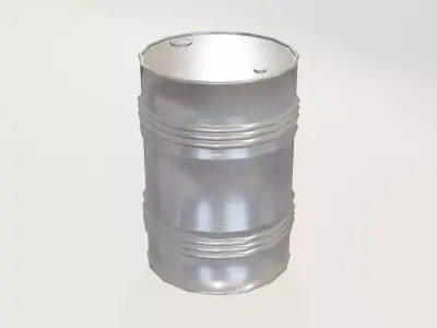 Oil Drum 01 Low-poly 3D model purchase