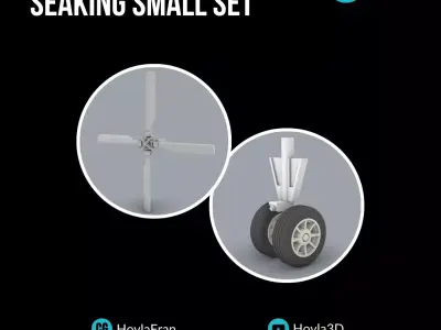 SeaKing Small Set - 2 Models Low-poly 3D model