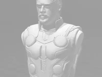 Thor Bust 3D print model
