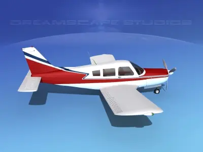 Piper Turbo Arrow 240 V10 3D model