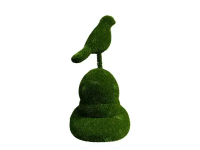 Bird Topiary 3D model