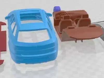 Seat Leon X Perience 2015 Printable Car 3D print model