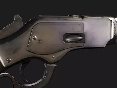 winchester 1873 Low-poly 3D model