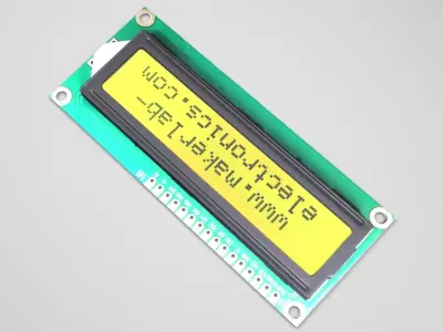 Liquid Crystal Display Screen Component 3D model from CGTrader - Polygon mesh