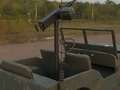 jeep millitary 3D model