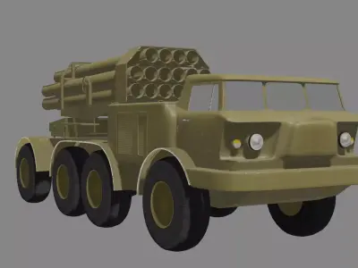 Uragan zil 135 Free 3D model