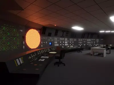Chernobyl Control Room 3D model