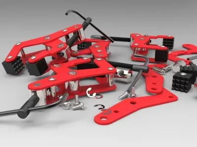 Clamp Range 0 MM - 75 MM Free 3D model