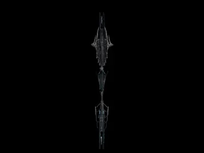 GodSlayer Bow Low-poly 3D model