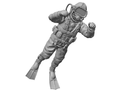 Industrial Diver Pos 01 3D print model