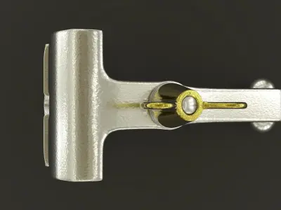 Hand vise 3D model buy