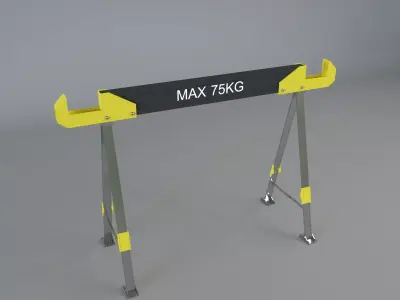Workshop assistant Low-poly 3D model