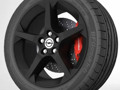 Wheel Opel Insignia 5 3D model