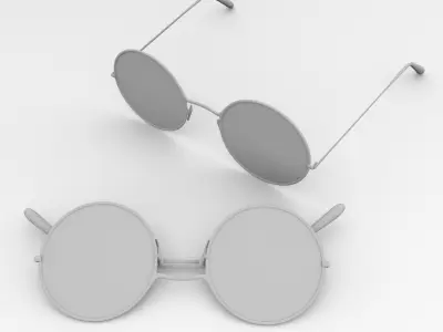 Classic Eyeglasses 3D model
