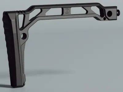 SS-8RP - Skeleton Stock 8in - Replica Low-poly 3D model