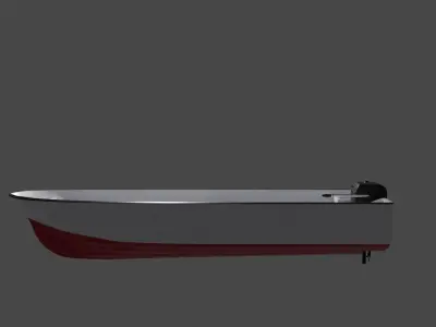 Motor Boat 3D model purchase