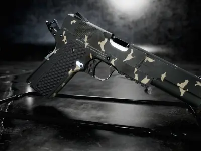 1911 COLT Low-poly 3D model