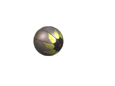 Sc fi mines Low-poly 3D model