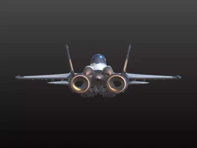 Stealth Fighter Jet Figurine B12 Inspired 3D print model