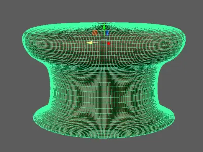 wooden table  3D model