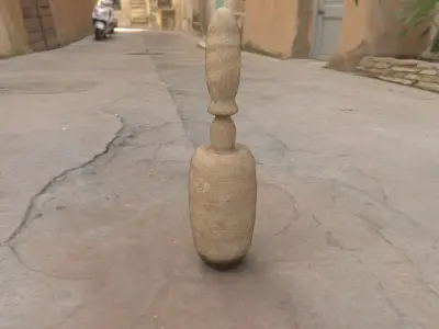 mortar and pestle Low-poly 3D model