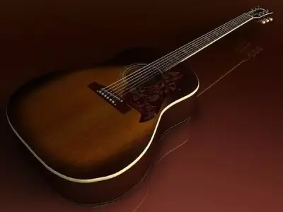 Gibson Hummingbird 3D model