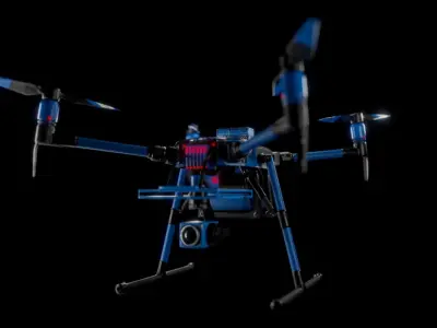 Quadcopter Drone 3D model buy
