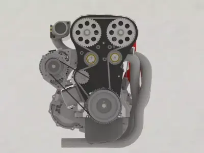 C20XE Inline 4 Engine NA 3D print model purchase