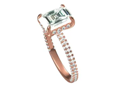 Engagement Ring-27 3D print model