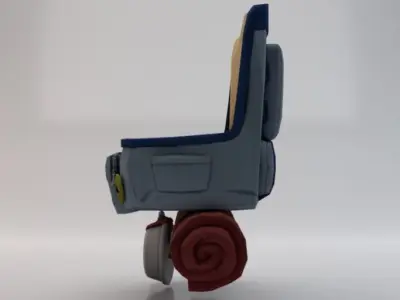 Backpack Low-poly 3D model